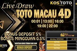 Live Bola Toto Macau Hari Ini