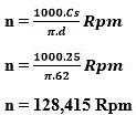 Rumus Mencari Rpm Mesin Bubut